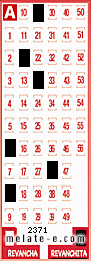 Volante ganador del sorteo 2371 de Revanchita