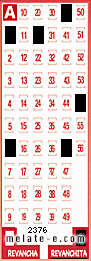 Volante ganador del sorteo 2376 de Revanchita