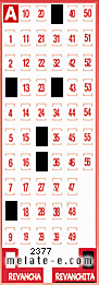 Volante ganador del sorteo 2377 de Revanchita