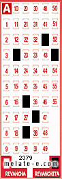 Volante ganador del sorteo 2379 de Revanchita
