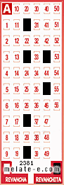 Volante ganador del sorteo 2381 de Revanchita