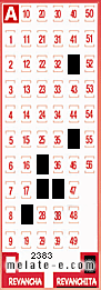 Volante ganador del sorteo 2383 de Revanchita
