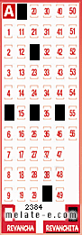 Volante ganador del sorteo 2384 de Revanchita