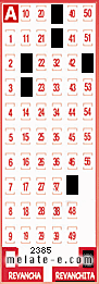 Volante ganador del sorteo 2385 de Revanchita