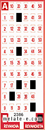 Volante ganador del sorteo 2386 de Revanchita