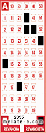 Volante ganador del sorteo 2395 de Revanchita