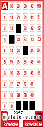 Volante ganador del sorteo 2397 de Revanchita