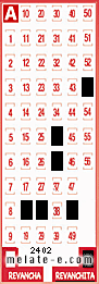 Volante ganador del sorteo 2402 de Revanchita