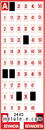 Volante ganador del sorteo 2403 de Revanchita