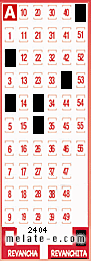 Volante ganador del sorteo 2404 de Revanchita