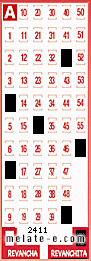 Volante ganador del sorteo 2411 de Revanchita