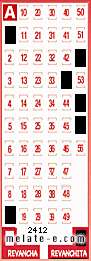 Volante ganador del sorteo 2412 de Revanchita