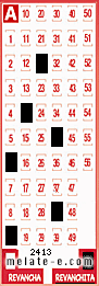 Volante ganador del sorteo 2413 de Revanchita