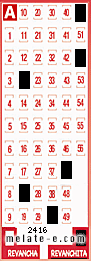 Volante ganador del sorteo 2416 de Revanchita