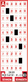 Volante ganador del sorteo 2418 de Revanchita