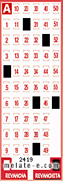 Volante ganador del sorteo 2419 de Revanchita