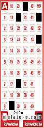 Volante ganador del sorteo 2420 de Revanchita