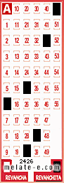 Volante ganador del sorteo 2426 de Revanchita