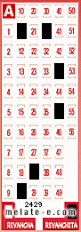 Volante ganador del sorteo 2429 de Revanchita