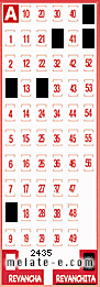 Volante ganador del sorteo 2435 de Revanchita