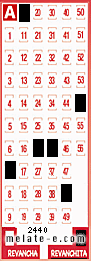 Volante ganador del sorteo 2440 de Revanchita