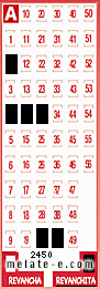 Volante ganador del sorteo 2450 de Revanchita