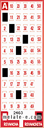 Volante ganador del sorteo 2463 de Revanchita