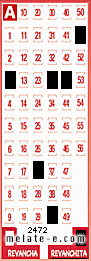 Volante ganador del sorteo 2472 de Revanchita
