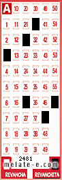 Volante ganador del sorteo 2481 de Revanchita