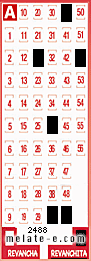 Volante ganador del sorteo 2488 de Revanchita