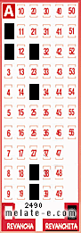 Volante ganador del sorteo 2490 de Revanchita