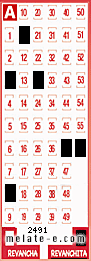 Volante ganador del sorteo 2491 de Revanchita