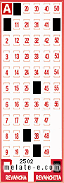 Volante ganador del sorteo 2502 de Revanchita
