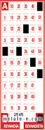 Volante ganador del sorteo 2505 de Revanchita
