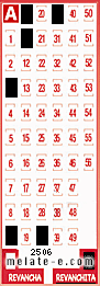 Volante ganador del sorteo 2506 de Revanchita