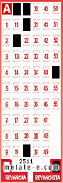 Volante ganador del sorteo 2511 de Revanchita