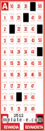 Volante ganador del sorteo 2512 de Revanchita