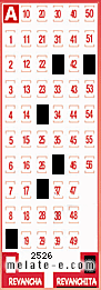 Volante ganador del sorteo 2526 de Revanchita
