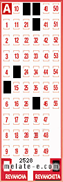 Volante ganador del sorteo 2528 de Revanchita