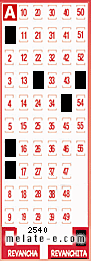 Volante ganador del sorteo 2540 de Revanchita