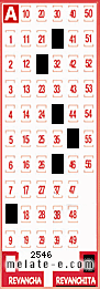 Volante ganador del sorteo 2546 de Revanchita