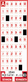 Volante ganador del sorteo 2548 de Revanchita