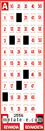 Volante ganador del sorteo 2556 de Revanchita