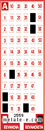 Volante ganador del sorteo 2559 de Revanchita