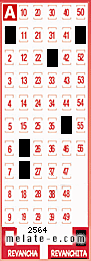 Volante ganador del sorteo 2564 de Revanchita