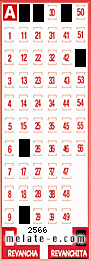 Volante ganador del sorteo 2566 de Revanchita