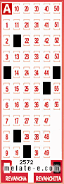 Volante ganador del sorteo 2572 de Revanchita