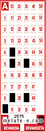 Volante ganador del sorteo 2575 de Revanchita