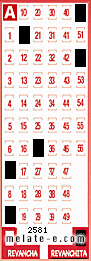 Volante ganador del sorteo 2581 de Revanchita