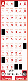 Volante ganador del sorteo 2582 de Revanchita